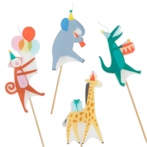 Velas Animais em Festa